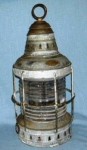 huge-ships-anchor-light-fresnel-lens-1910 Huge Ships Anchor Lantern w/ Fresnel Lens
