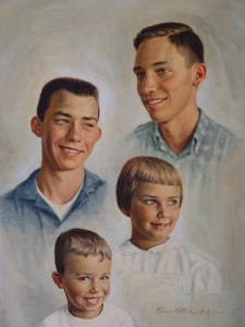 Smoke can be Hazardous The same painting after restoration.