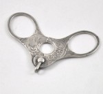 Sterling Cheroot Cutter Art Nouveau With Chatelaine Hoop Watch Fob With FREE Shipping A cheroot or cigarette cutter with nice engraving on both the front and back with a swing hoop for attaching to a Châtelaine.