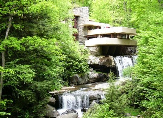 frank-llyod-wright-falling-water "Fallingwater" by Frank Lloyd Wright