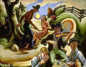 thomas-hart-benton-the-ballad-of-the-jealous-lover-of-lone-green-valley "The Ballad of the Jealous Lover of Lone Green Valley" by Thomas Hart Benton