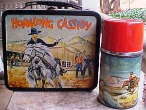 1954-hopalong-cassidy-lunch-box-and-thermos 1954 Hopalong Cassidy lunch box and thermos