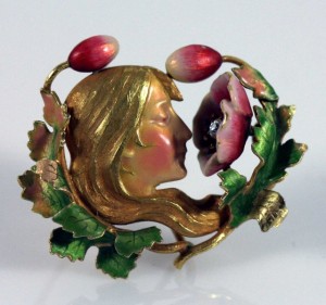 art-nouveau-brooch Art Nouveau brooch