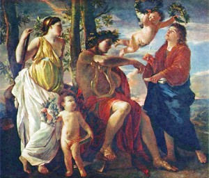 Nicholas Poussin, The Inspiration of a Poet Classicism: "The Inspiration of a Poet," by Nicholas Poussin