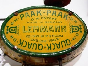 Paak - Paak The bottom of the “Paak-Paak” also reads “Quack-Quack” for export to England.