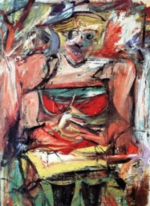 Willem de Kooning Woman V Abstract Expressionism: "Woman V," by Willem de Kooning