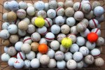 golf-balls-ball-155-pieces One lot of 155 used golf balls. Some are used more than others, and there may be logo’d balls in there.