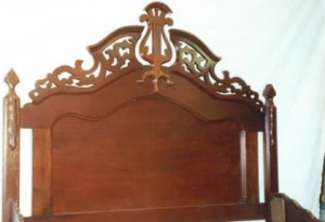 repaired-fire-damaged-bed The same headboard after repairs.