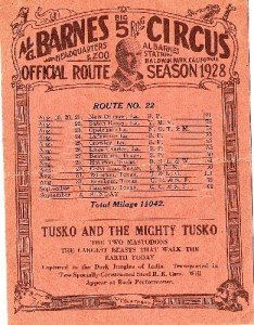 al-g-barnew-route-card Al G. Barnes Route Card