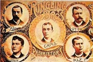 p-116a 1888 – Ringling Bros. – Portraits of the five brothers