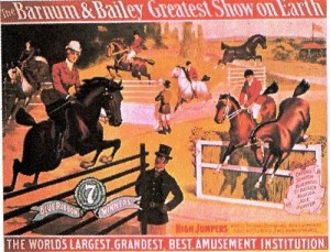 p-123a 1904 – Barnum & Bailey; Blue Ribbon Winners – High Jumpers