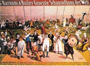 p-131a 1900 – Barnum & Bailey; Clown Band – German Text