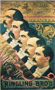 p-152a 1900 – Ringling Bros.; Portraits of the five brothers