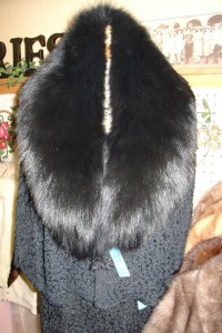 Black Fox Shawl Collar