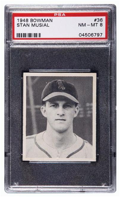 Bowman 1948 Stan Musial Card Bowman 1948 Stan Musial Card