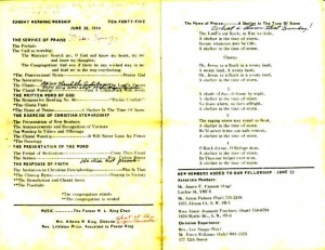 Church Program