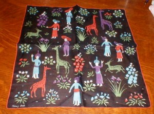 keefeblkpersian3 This is one of several different handkerchiefs in Keefe’s Persian series.