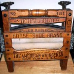 wringer Washing Machine Wringer: "Horseshoe Brand" wringer from 1910; value $125