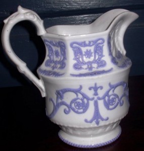1840s-english-creamware-pitcher 1840s English creamware pitcher
