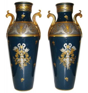 19th-century-french-porcelain-vases 19th-century French porcelain vases