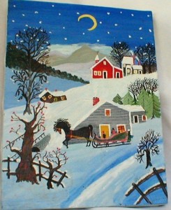 american-primitive-oil-painting American primitive oil painting