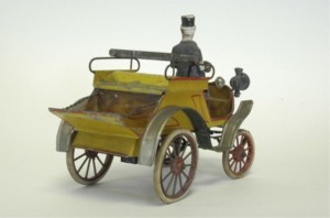 bertoia-lot-178-rear-of-1900-french-car Rear view of early French car