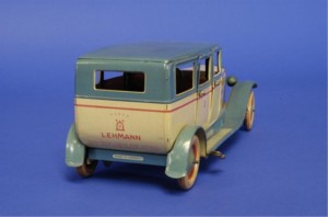 bertoia-lot-71-rear-of-lehmann-touring-car Rear view of "Gala" touring car