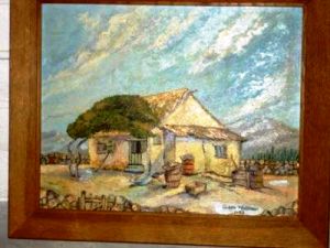 cottage-oil This cottage scene in oil by an unknown artist sold for $30. (Source: Proxibid, Worthopedia Price Guide)