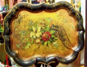 hand-painted-toleware-tray Hand-painted toleware tray