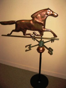 running-horse-weathervane Running horse weather vane