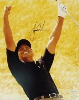 tiger woods autograph