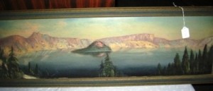 timmons-lake-scene There are bargains to be found everywhere. This oil painting of a mountain lake sold for $13 (Source: Proxibid, Worthopedia Price Guide)