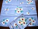 wilendur05 Wilendur tablecloths can occasionally be found with matching napkins.