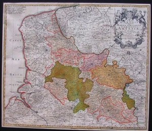 antique-military-map-of-northern-france Antique military map of northern France