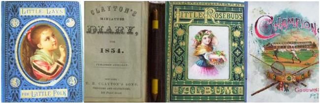 childrens-book-diary Children's Books 1854-1888 and Diary