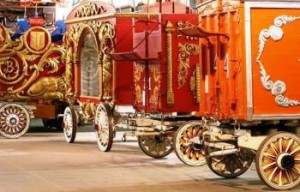 circusworldmuseumwagons-a The Circus World Museum’s collection houses more than 210 original wagons and vehicles once used by American, English and Irish circuses.