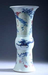 kenyon-lot-80-kang-hsi-dynasty-beaker-vase K'ang Hsi Dynasty "beaker' vase