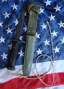 korean-vietnam-war-m7-bayonet-for-m16-rifle Korean/Vietnam wars M7 bayonet for M16 rifle