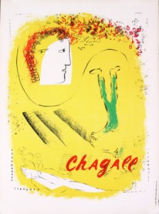 marc-chagall-the-yellow-background-1969 Marc Chagall's "The Yellow Background"