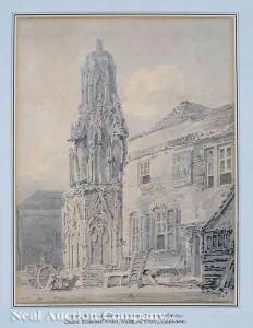 turner Turner's “Queen Eleanor Cross, Waltham Cross, Middlesex”