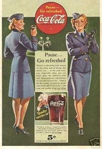 1942-ad-featuring-military-women 1942 ad featuring military women