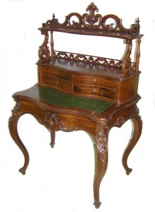 antique-victorian-american-desk Antique Victorian American desk