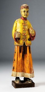 carved-and-painted-chinese-tea-shop-figure Carved and painted tea shop figure