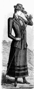 dress6 1891 skirt and man-tailored blouse from “Harper’s Bazaar.”