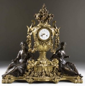 raingo-freres Raingo Freres French figural mantle clock