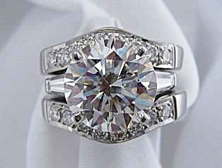 diamond-ring This nearly flawless diamond and platinum ring, registering in at 8.22 total carat weight, fostered an intense bidding war before selling for $77,000 at an auction held by Hal Hunt Auctions on June 28 in Northpoint, Ala.