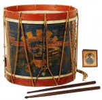 drum A Civil War drum from the 70th regiment, Ohio infantry.