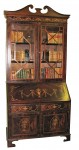english-secretary-desk This monumental English secretary desk with inlay, from a prominent Georgia estate, sold for $3,080.