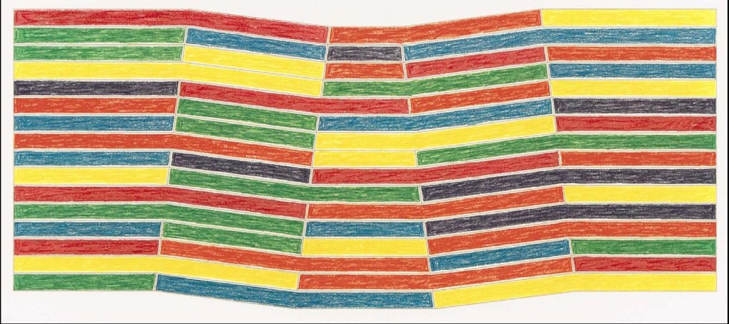 frank-stella-sabine-pass Frank Stella’s “Sabine Pass,” from “Benjamin Moore Series” (A. 61), lithograph in colors, 1971, estimated to sell for between $2,500 and 3,500 at Christie’s will be presenting its mid-season “Prints & Multiples”sale on July 22, 2009.