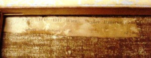 german-woman-portrait-info There is a small strip of paper glued to the back (written in German) detailing the artist’s vitals – born in 1848 and died in 1917.